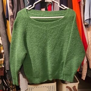 Source Unknown Vibrant Green Women's Sweater